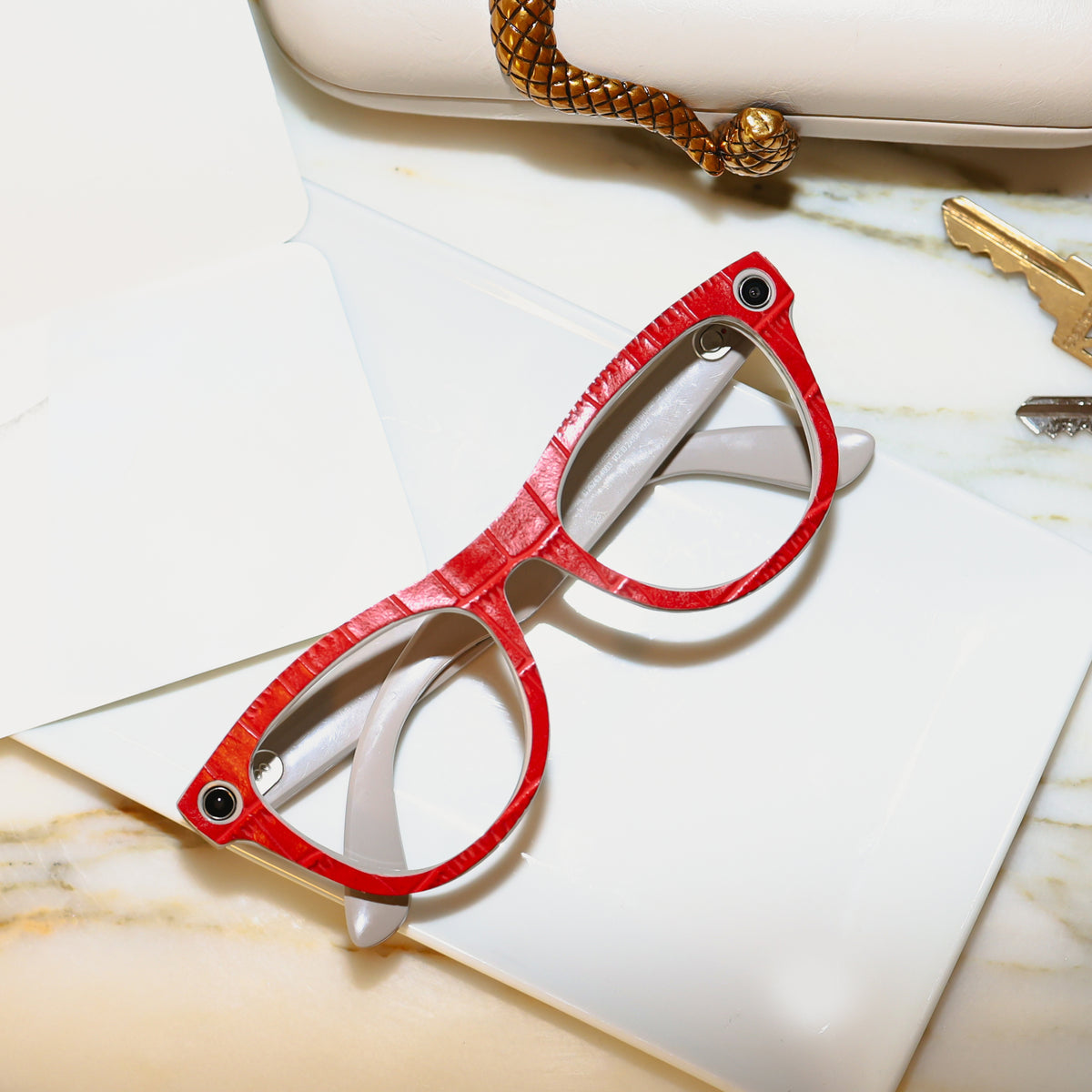 Scarlet Croc | Smart Glasses Wrap (Fits Ray-Ban Meta)