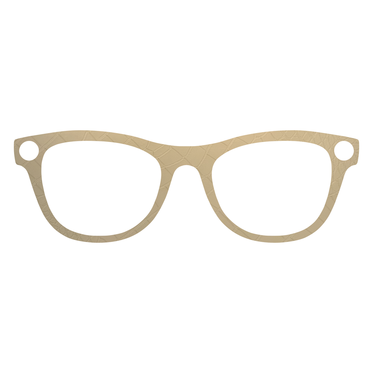 Skyler AI Glasses Wrap - Café Glow Croc