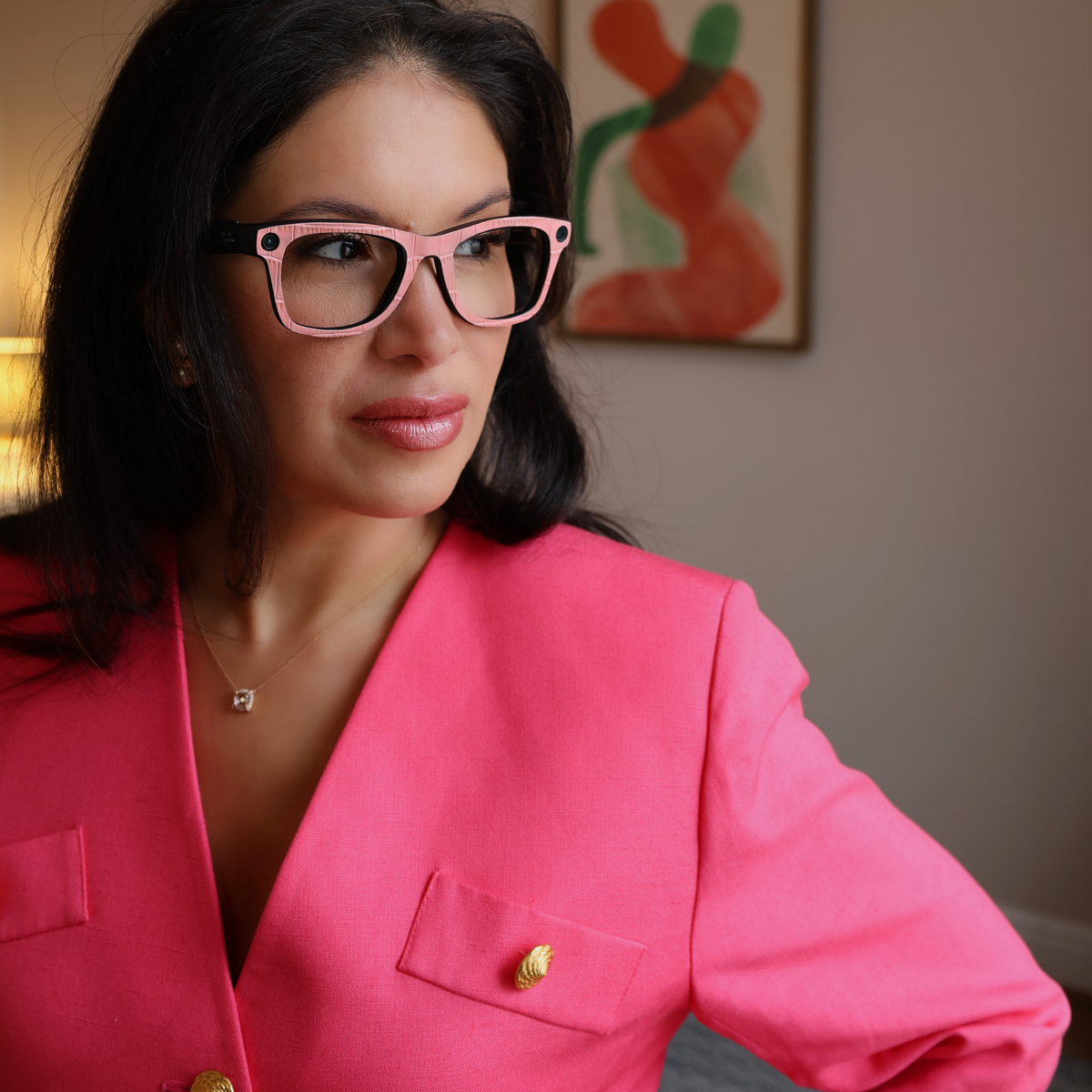 City Rosé Croc | Smart Glasses Wrap (Fits Ray-Ban Meta)