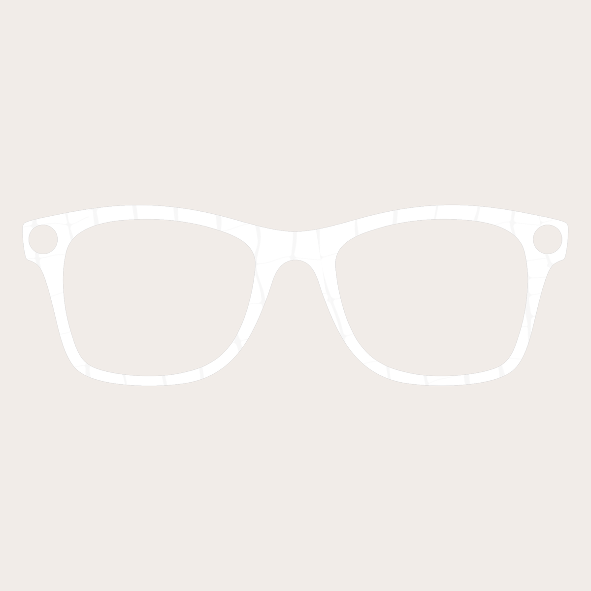 Gardenia Croc | Smart Glasses Wrap (Fits Ray-Ban Meta)