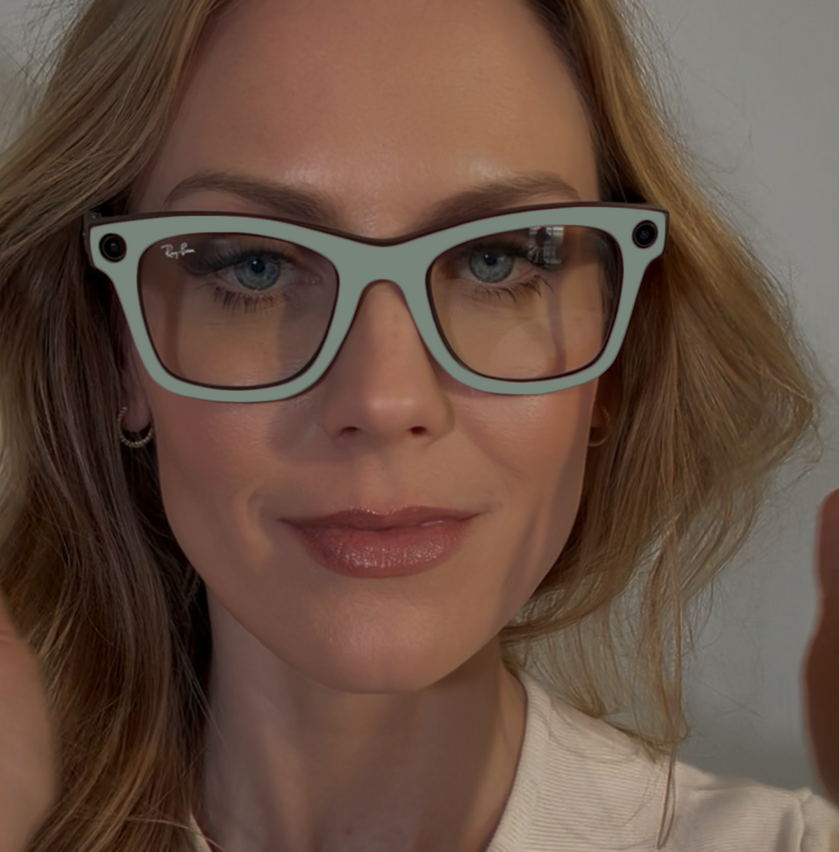 Wayfarer AI Glasses Wrap - Glacier Blue