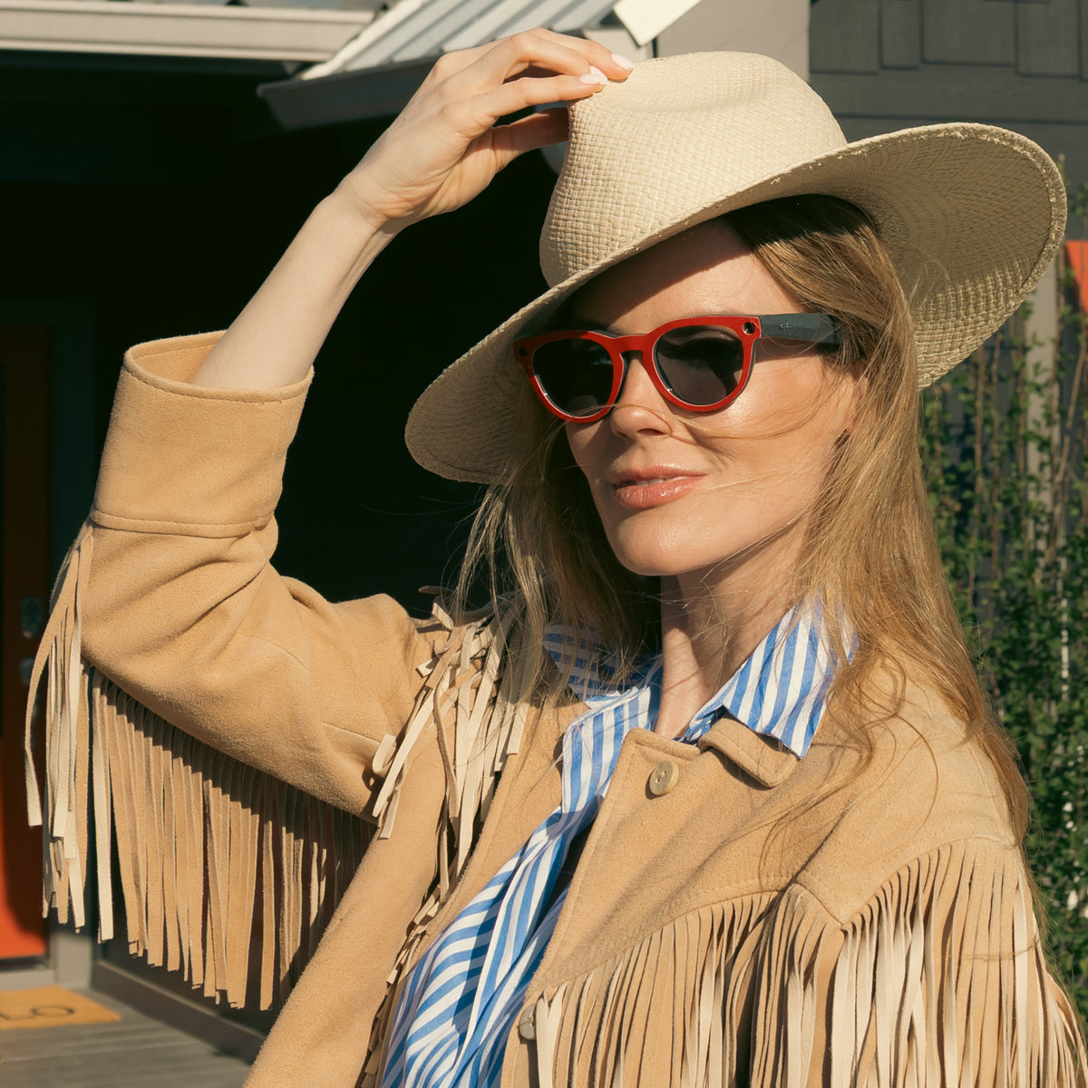 Headliner AI Glasses Wrap - Lipstick Gloss Red