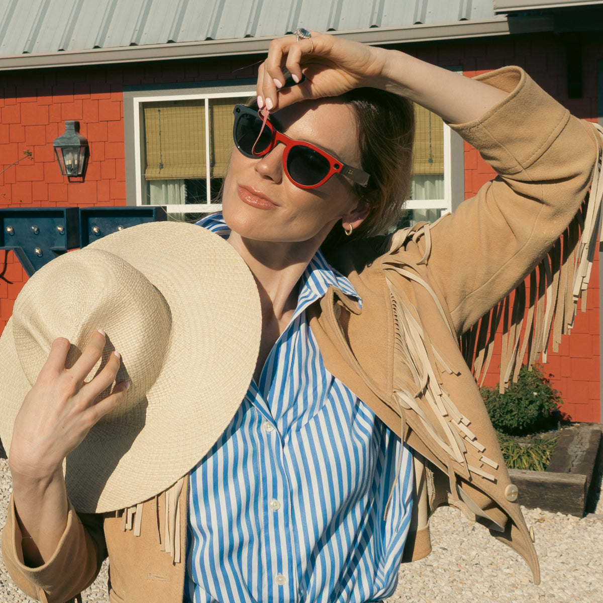 Headliner AI Glasses Wrap - Lipstick Gloss Red