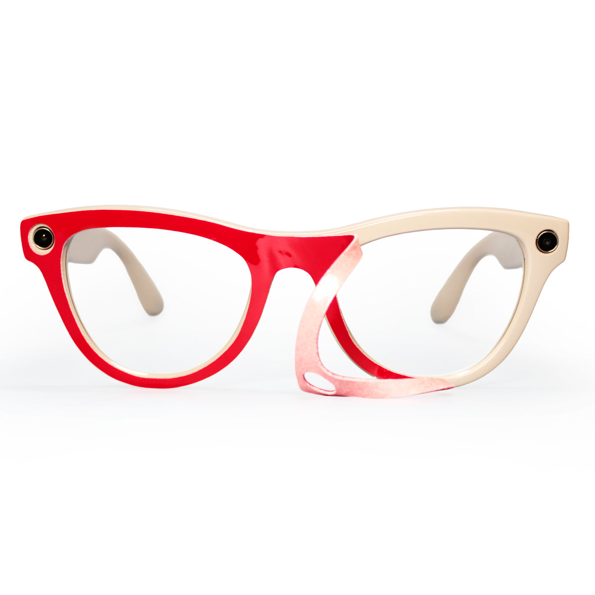 Skyler AI Glasses Wrap - Lipstick Gloss Red