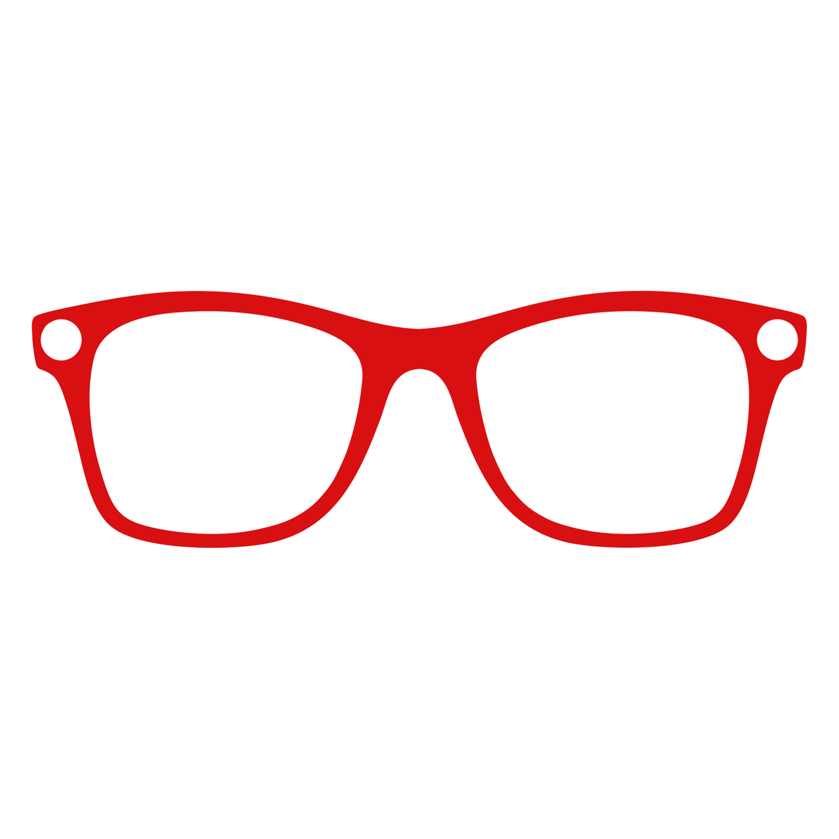 Wayfarer AI Glasses Wrap - Lipstick Gloss Red