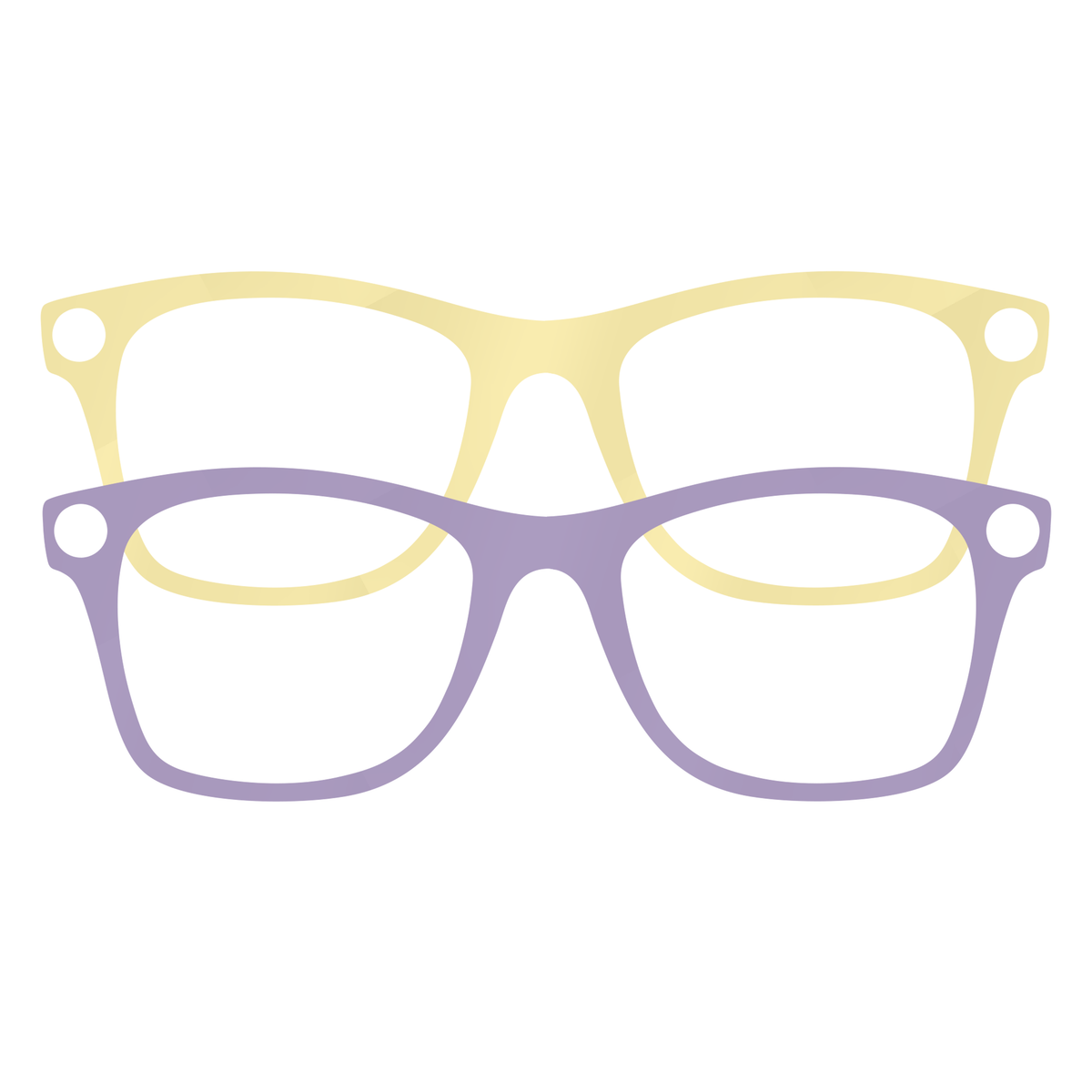 Wayfarer AI Glasses Wrap - Lavender + Lemon Chiffon