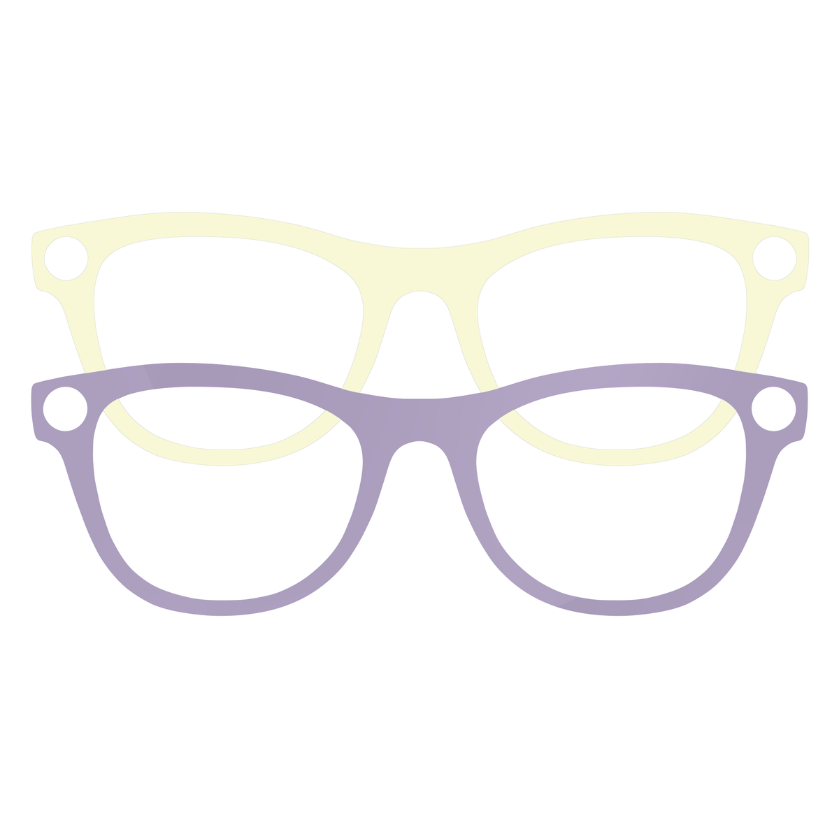 Skyler AI Glasses Wrap - Lavender + Lemon Chiffon