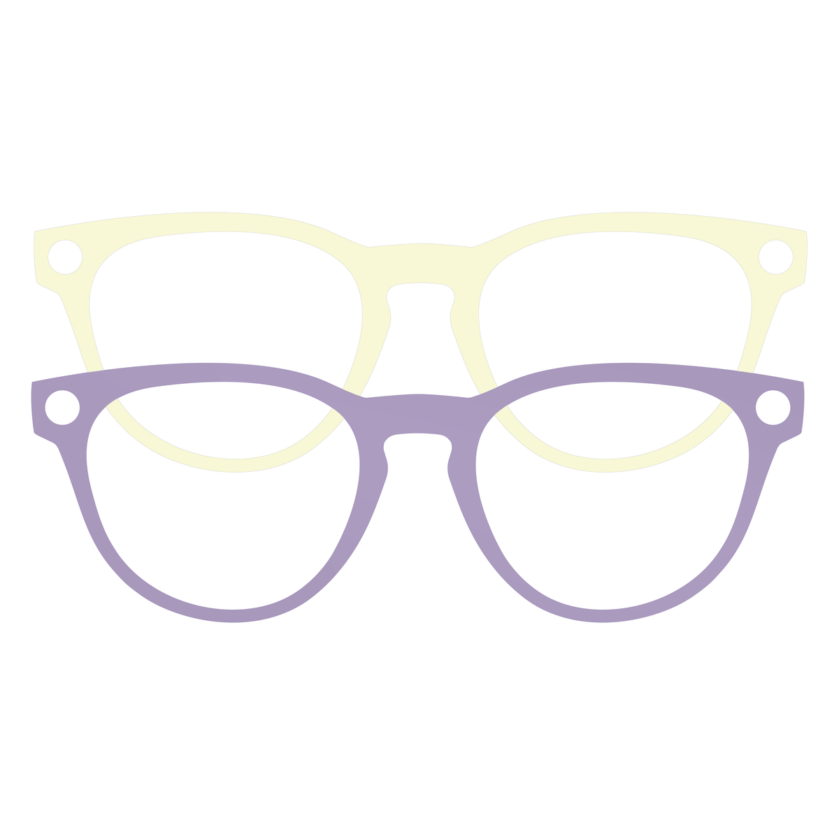 Headliner AI Glasses Wrap - Lavender + Lemon Chiffon