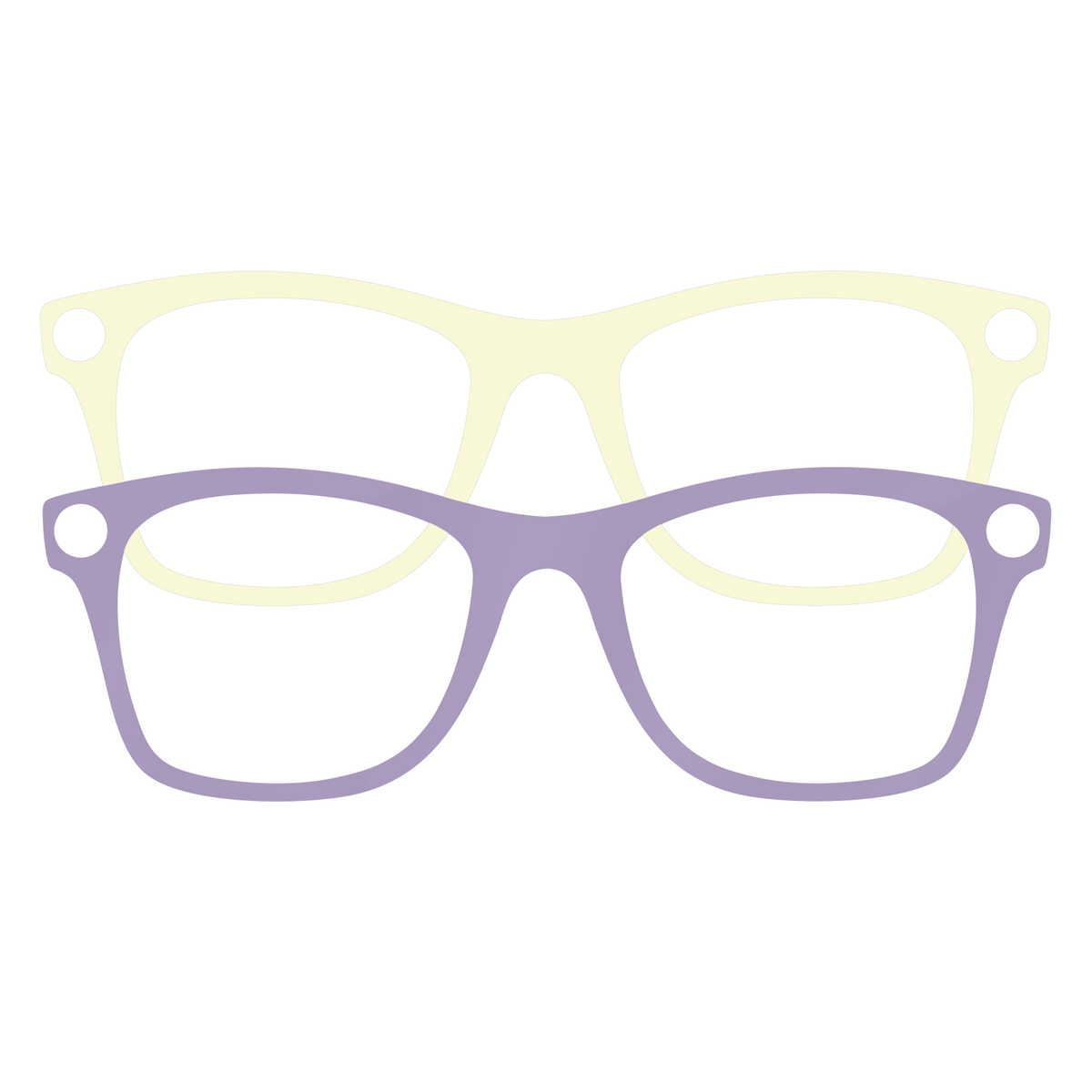Wayfarer AI Glasses Wrap - Lavender + Lemon Chiffon