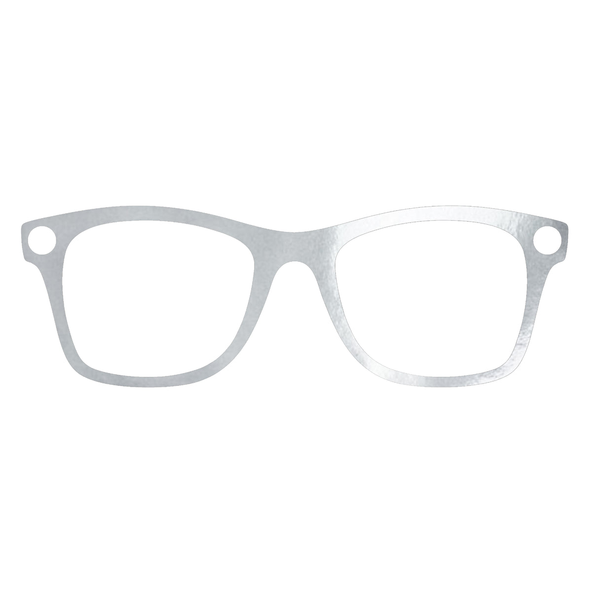 Wayfarer AI Glasses Wrap - Silver Chrome