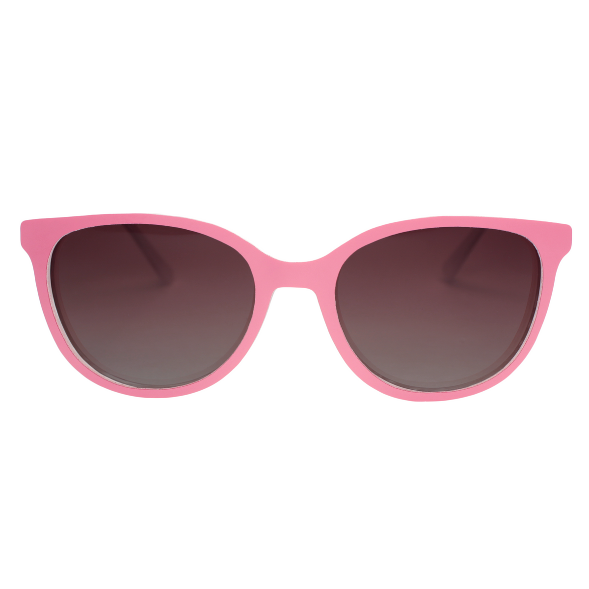 Starr Queen Sunglasses – Ivory Horn + Hot Pink &amp; Olive Appliqués