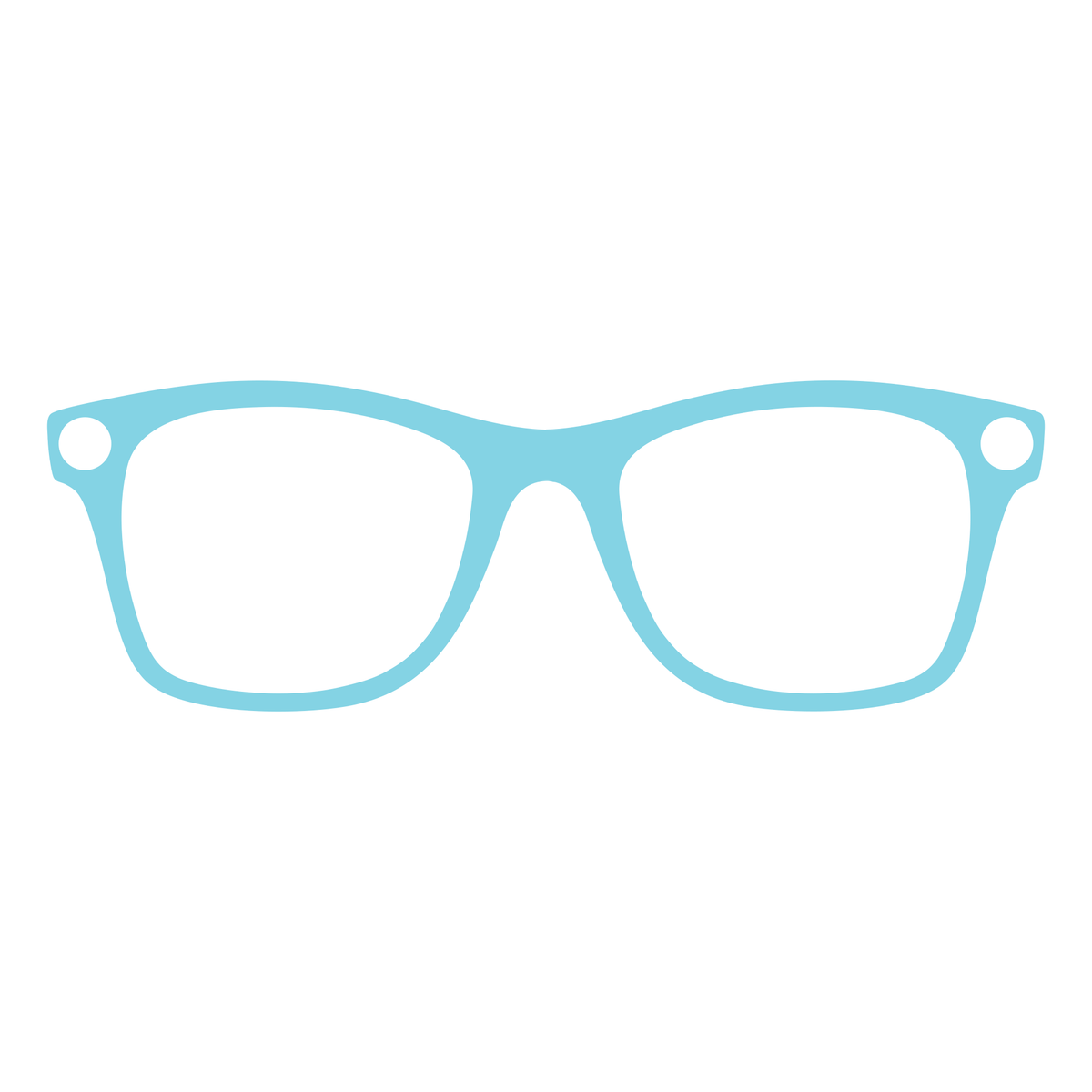 Wayfarer AI Glasses Wrap - Shimmer Aqua