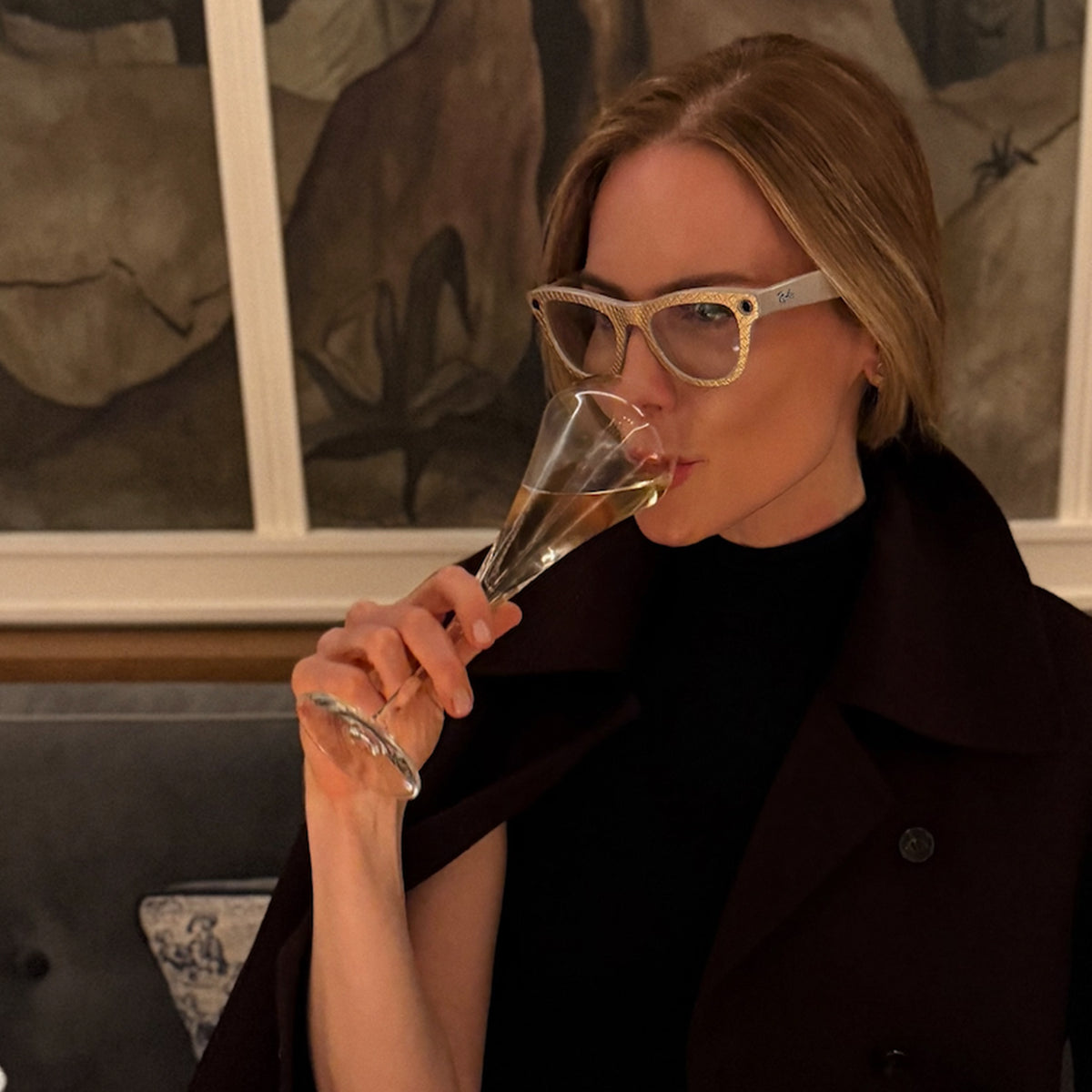 Skyler AI Glasses Wrap - Python Gold