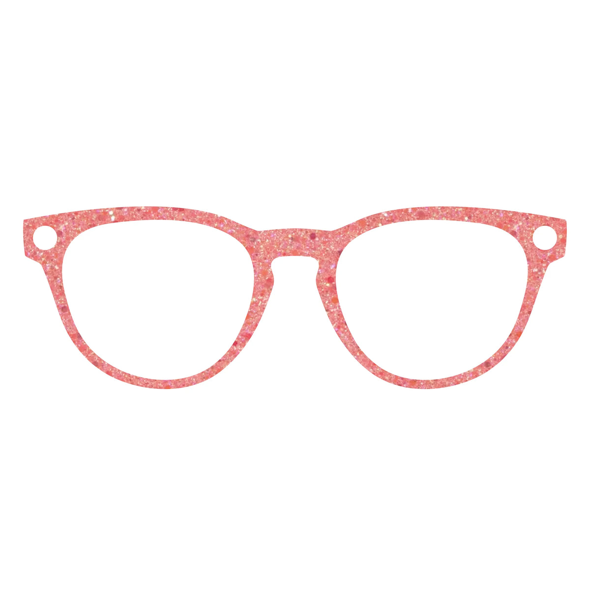 Sparkle Guava peach AI glasses wrap on Ray-Ban Meta Headliner glasses