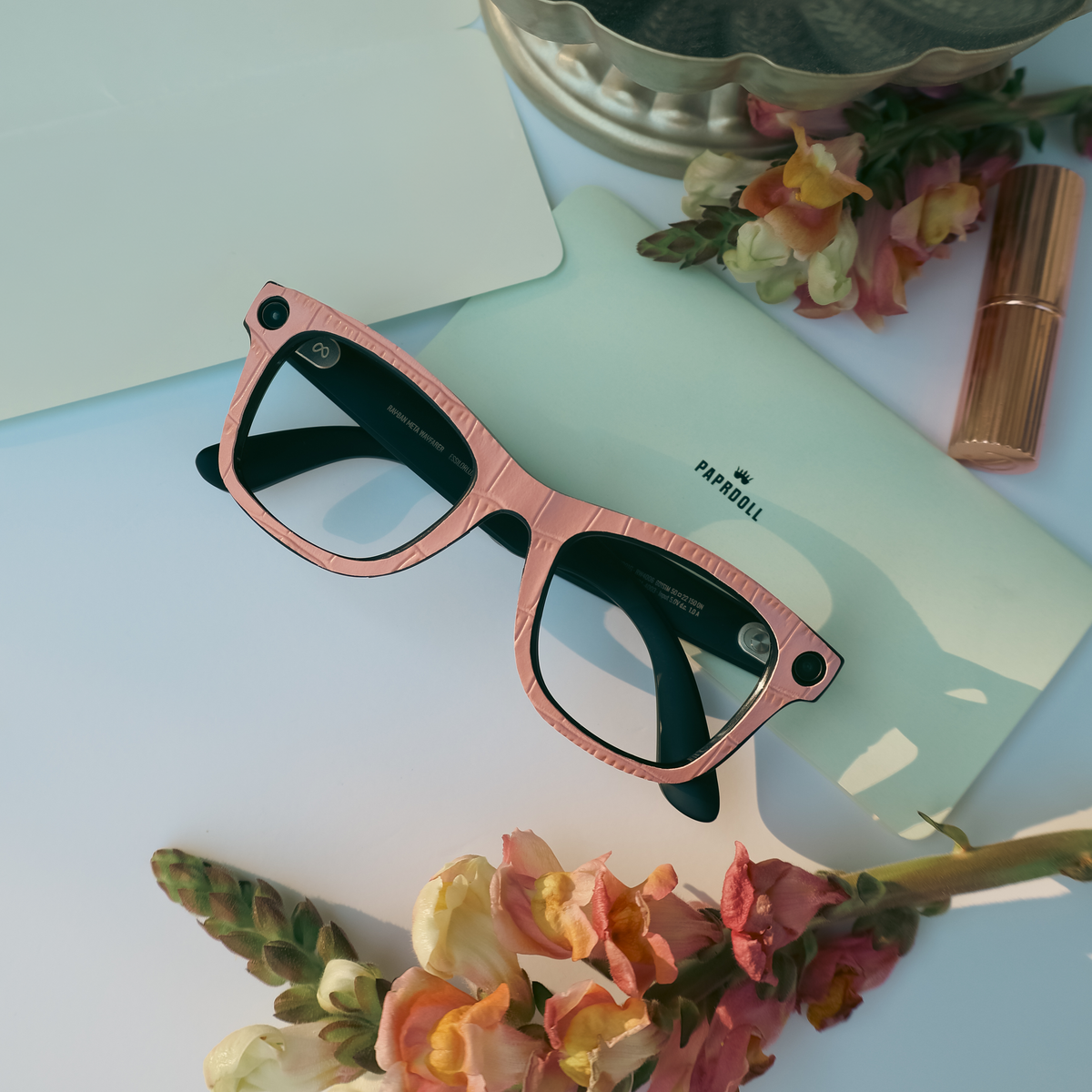 City Rosé Croc | Smart Glasses Wrap (Fits Ray-Ban Meta)