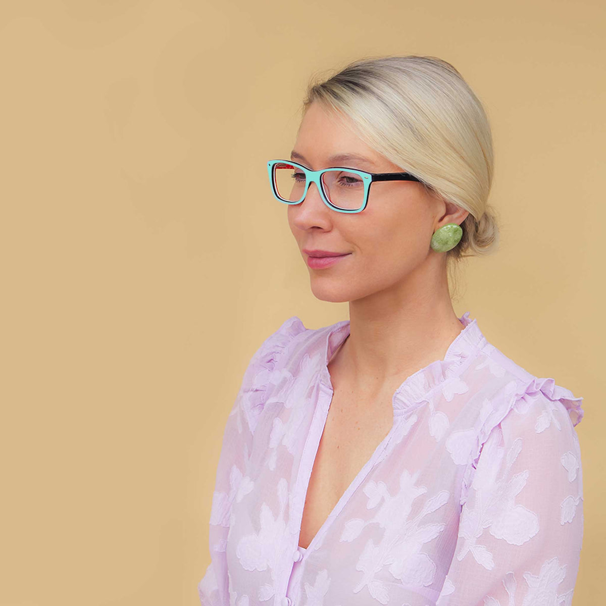 RB 5228 Medium Glasses Appliqué